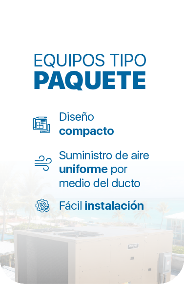 Equipos Paquetes para Aires Acondicionados